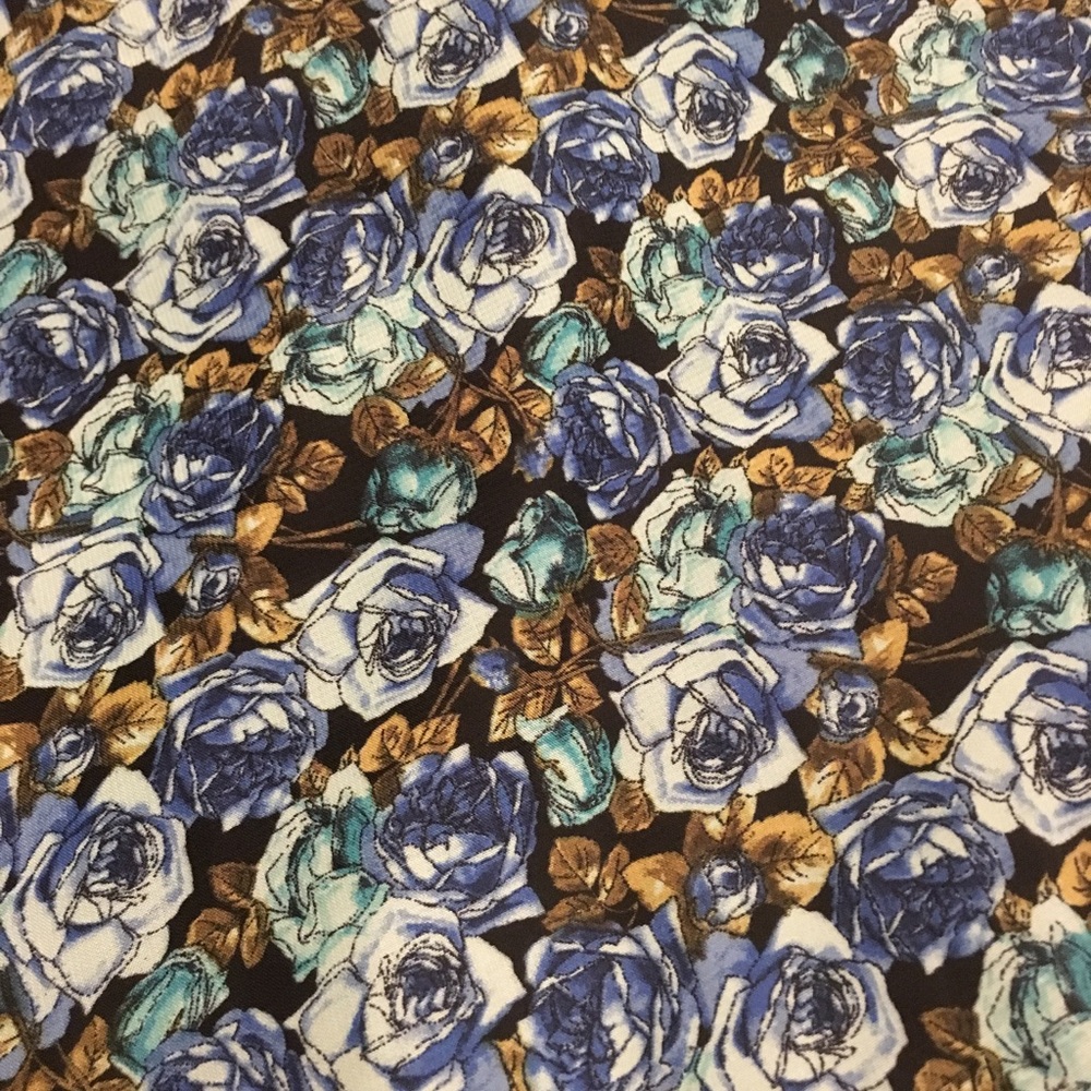 NWT XXS Beautiful ROSES LuLaRoe Lucy skirt